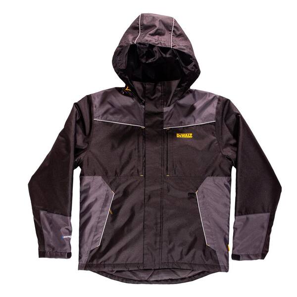 black rainproof jacket