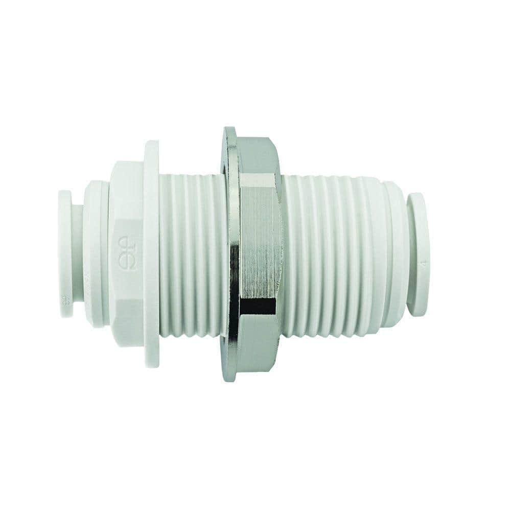 1/2 Female 3/4 Male Solid Brass Water Tank Connector, Double Threaded  Bulkhead Tank Fitting with 2 Rubber Ring Stabilizing, Pipe Fittings -   Canada