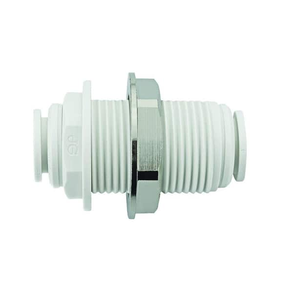 Bulkhead Union Push Connect Fitting - 5 Pack