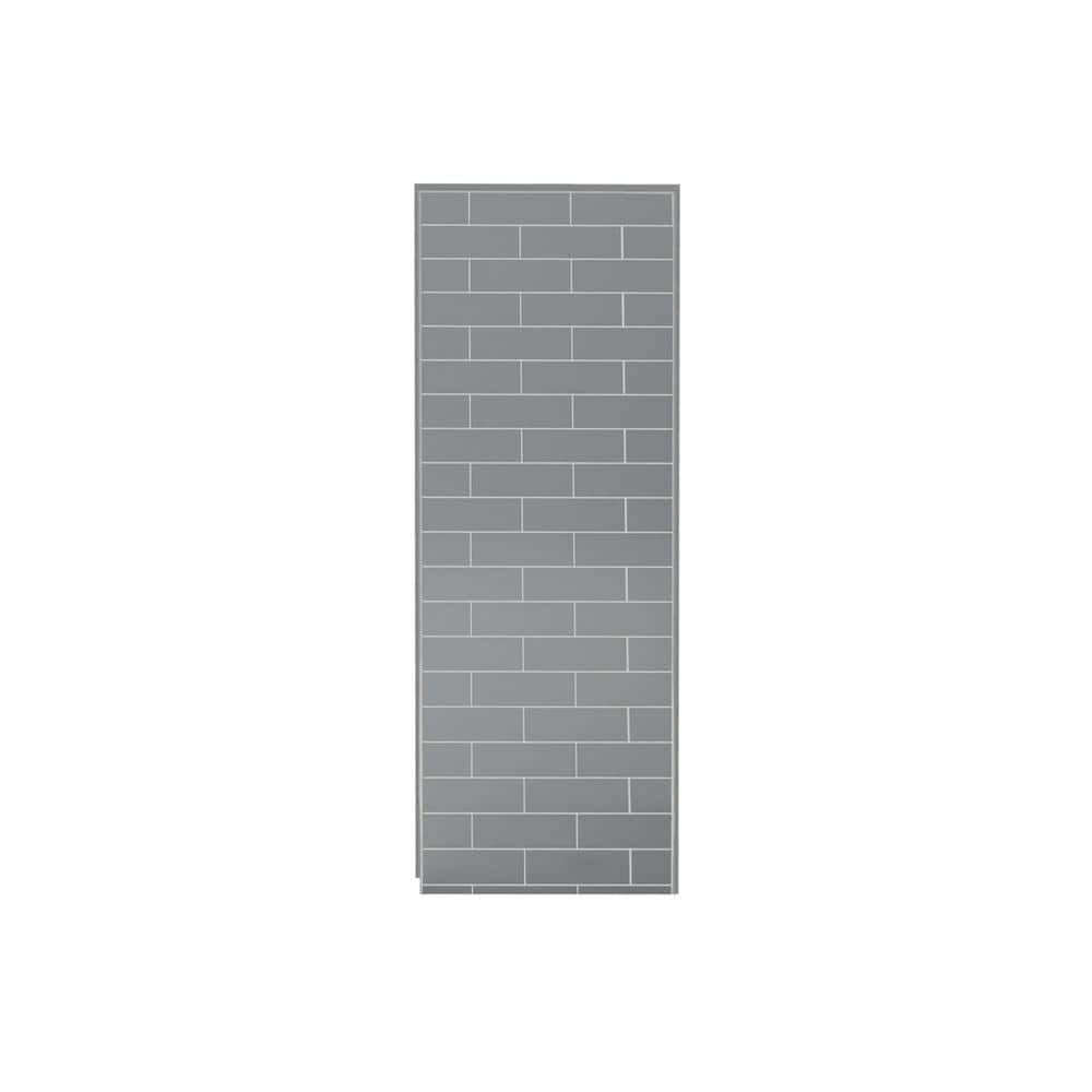 Utile Metro 1 in. x 32 in. x 80 in. 1-Piece Direct-to-Stud Side Shower Wall in Ash Grey price history on PriceWatchPro