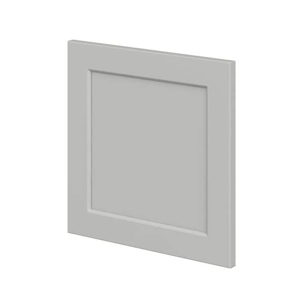 Emerson 15 in. W x 0.75 in. D x 15 in. H in Whisper Gray Kitchen Cabinet Door Sample