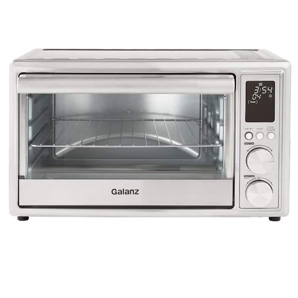 Galanz Combo 8-in-1 Air Fryer Toaster Oven, Convection Oven with Pizza &  Dehydrator, 4 Accessories Included, 1800W, 26 Quart Large, Stainless