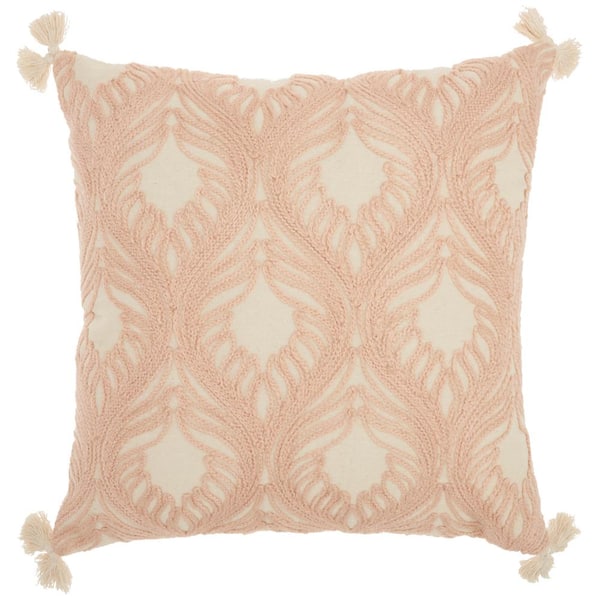 Blush rose best sale throw pillows