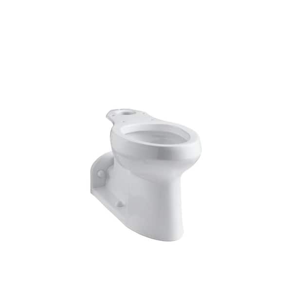 KOHLER Barrington Comfort Height Elongated Toilet Bowl Only in White