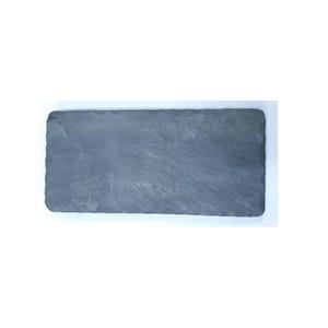 Natural 10 in. Natural Stone Gray Serving Slate
