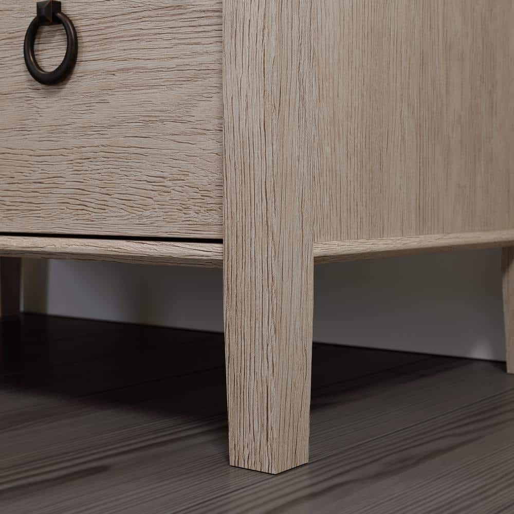 Cascade Oak 2-Drawer Lockable Lateral File Cabinet