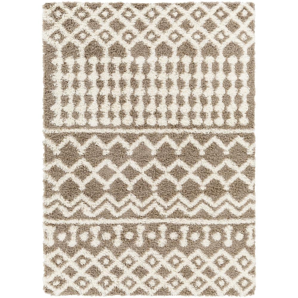 Livabliss Briar Treehouse Shag 8 ft. x 10 ft. Indoor Area Rug