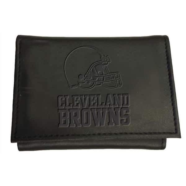 Team Sports America Cleveland Browns NFL Leather Tri-Fold Wallet