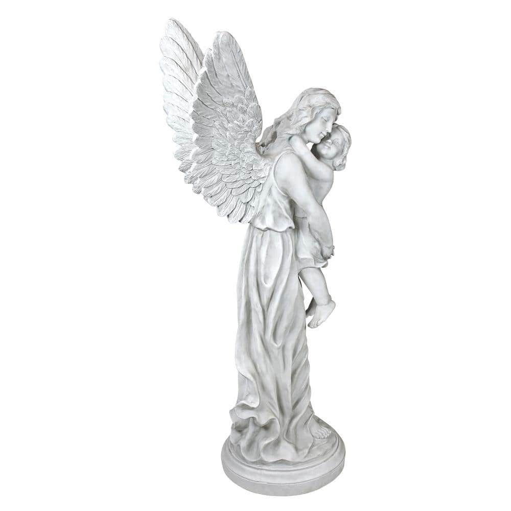  THE ANCIENT HOME - Virgil Statue for Garden White Cast Marble  79 cm / 31.1 inch Indoor and Outdoor : Everything Else