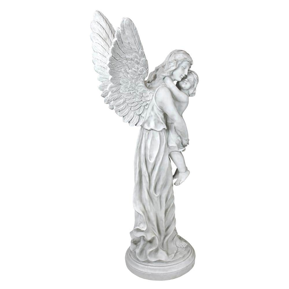 THE ANCIENT HOME - Virgil Statue for Garden White Cast Marble 79 cm / 31.1  inch Indoor and Outdoor