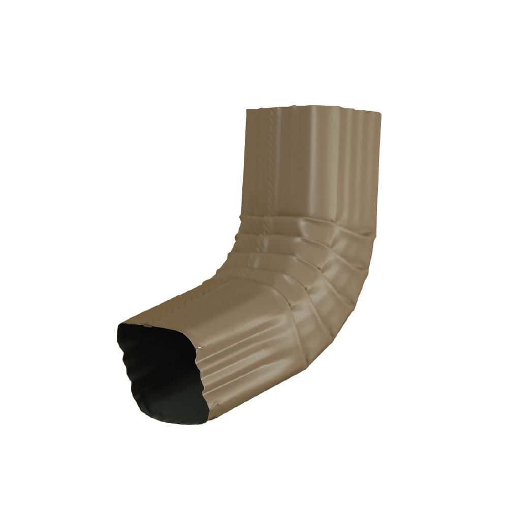 3 in. x 4 in. Natural Clay Aluminum Downspout A-Elbow price history on PriceWatchPro