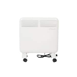 750-Watt Electric Space Heater with Adjustable Thermostat, Portable Wall-Mounted Convection Freestanding Heater