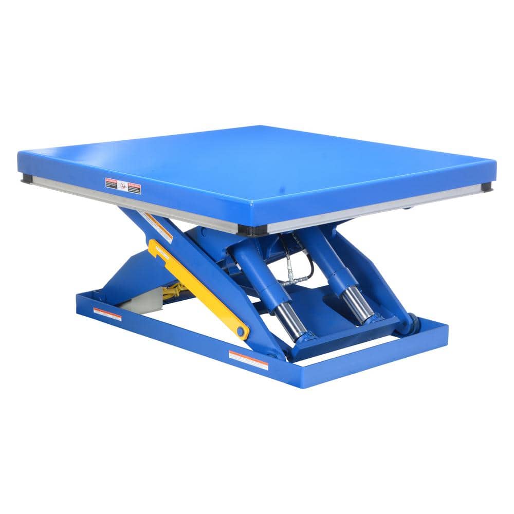 Vestil Lb In X In Electric Hydraulic Scissor Lift Table Ehlt The Home