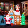 JOYDECOR 7.2 ft. W x 7 ft. H Christmas Inflatable Gingerbread