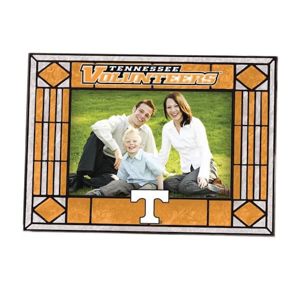 The Memory Company NCAA 4 in. x 6 in. Gloss Multicolor Art Glass Tennessee Picture Frame