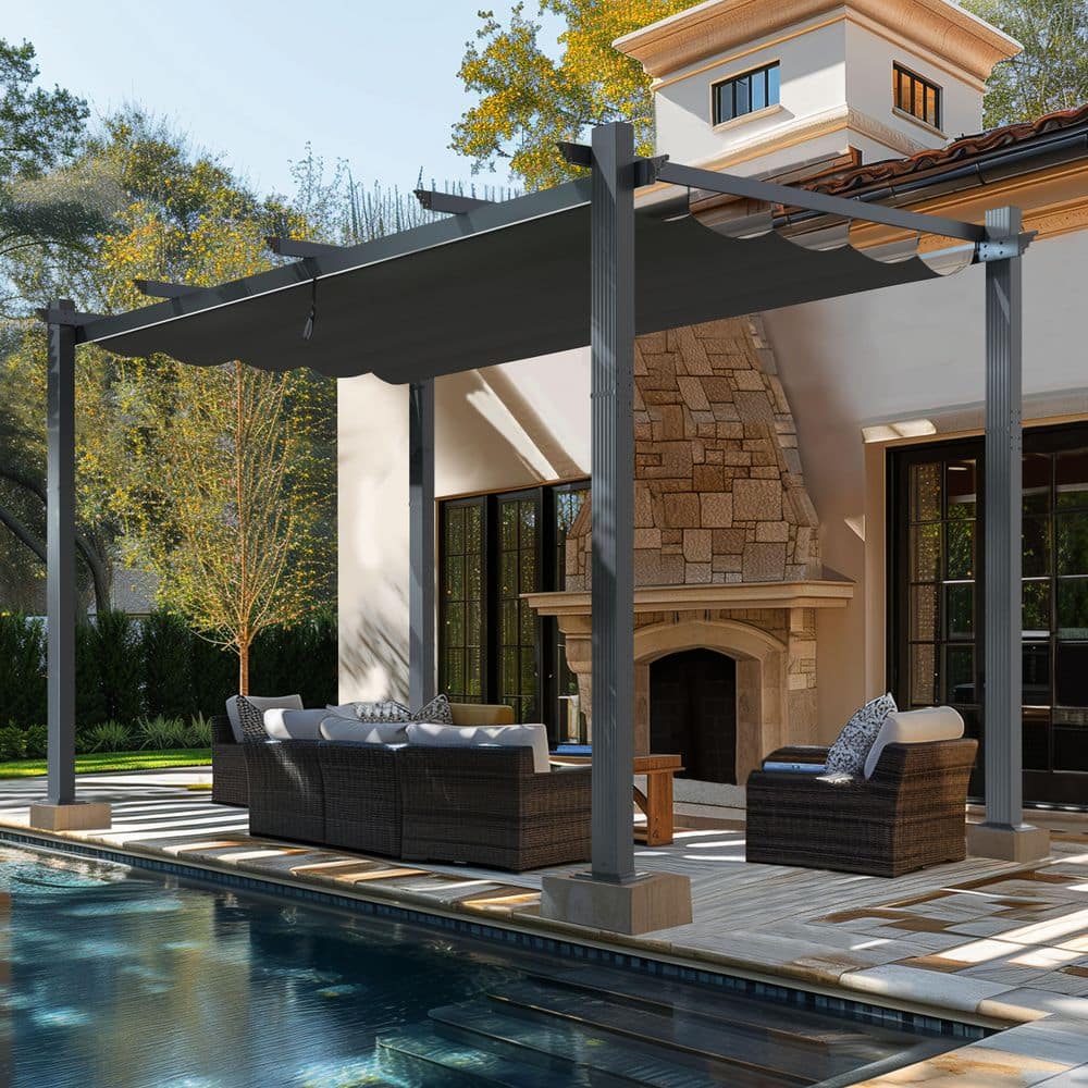 VEIKOUS 10 ft. x 13 ft. Outdoor Patio...