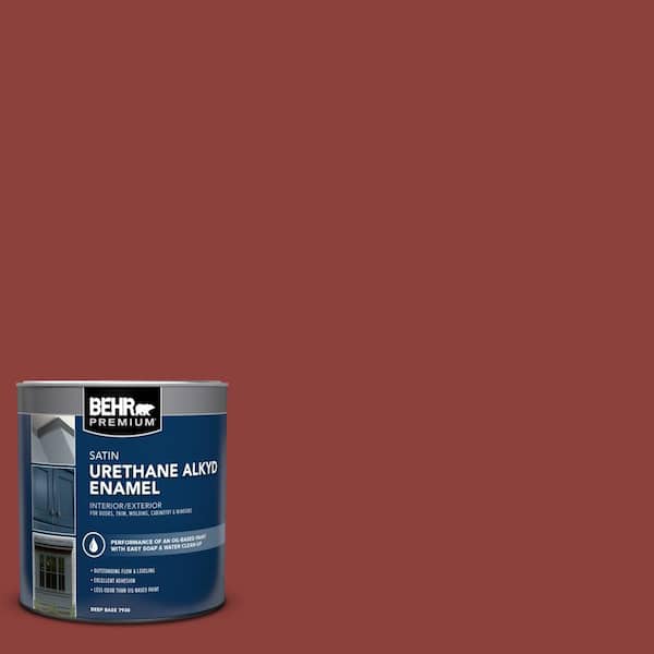 BEHR PREMIUM 1 qt. #PPU2-03 Allure Satin Enamel Urethane Alkyd Interior/Exterior Paint