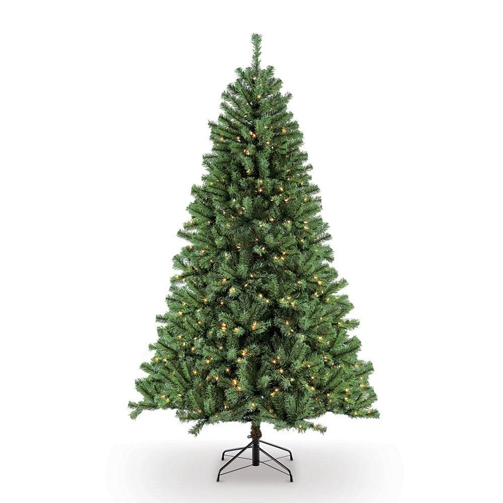 Puleo International 6.5 Ft. Prelit Northern Fir Artificial Christmas ...