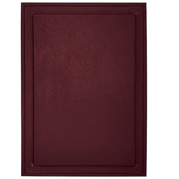 Builders Edge 10 in. x 14 in. #078 Wineberry Super Jumbo Universal Mounting Block