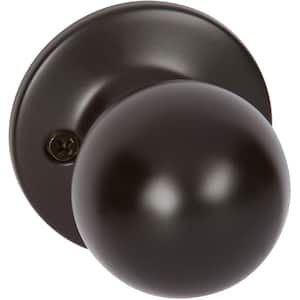Fairfield Rustic Style Black Round Shape Single Dummy Door Knob