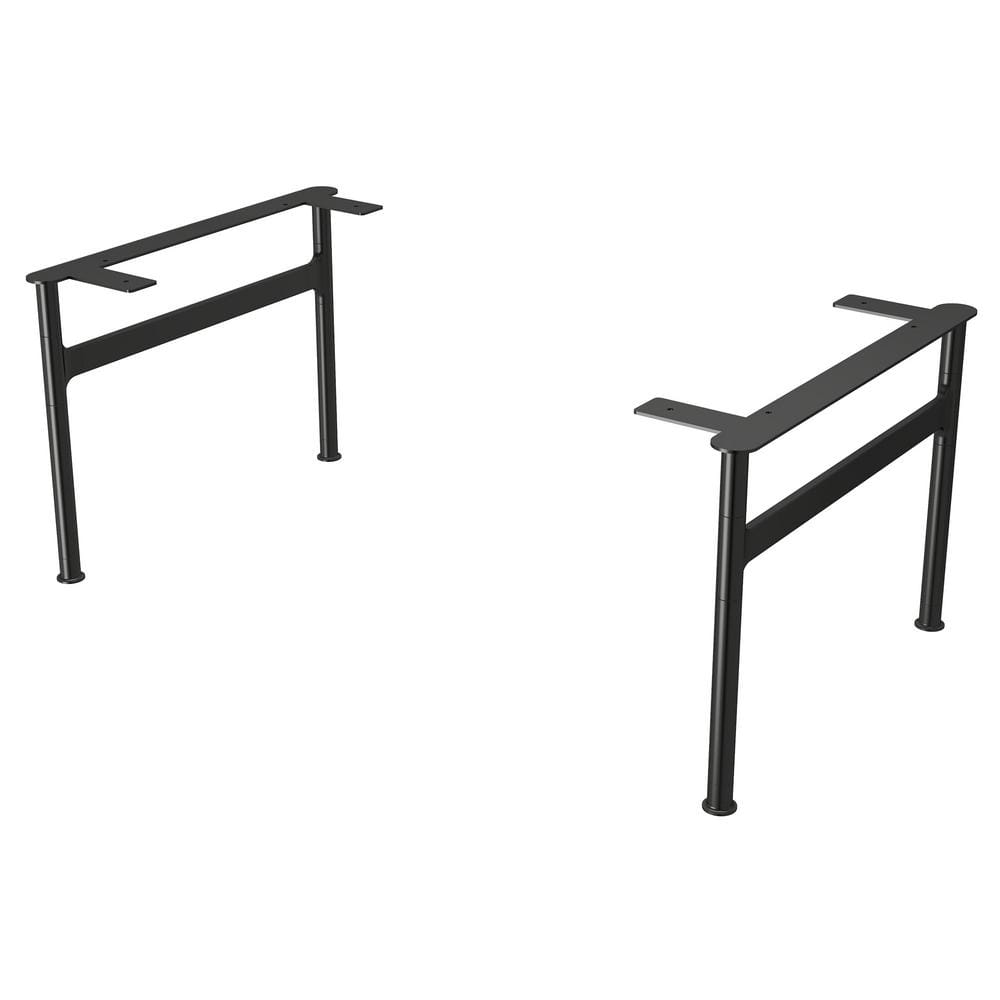 Matte Black Metal Vanity Leg Set for Studio S Vanities