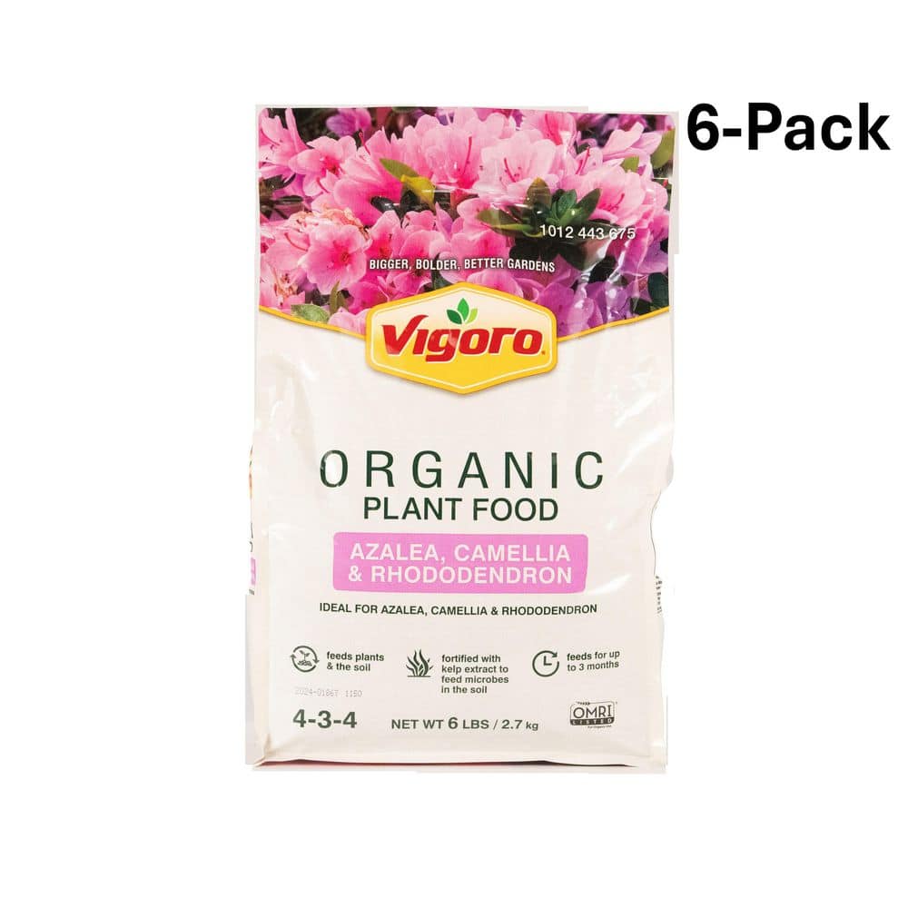 6 lb. Organic Azalea, Camellia, and Rhododendron Plant Food 4-3-4 (6-Pack) price history on PriceWatchPro