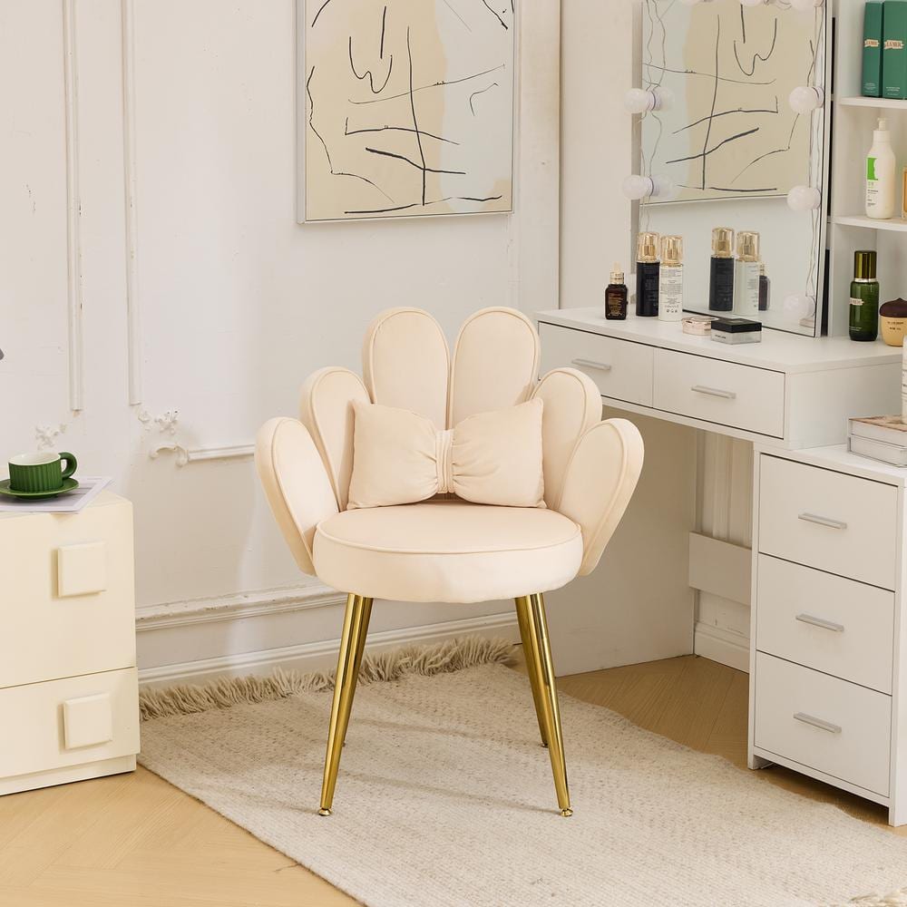 luxury dressing table chair Amazon.com: FCDURACORE Modern Velvet Makeup Vanity Chair Bench with Backrest Compact Padded Seat and Armchair for Dressing Table Minimalist Casual Stool for Household Desk,Grey : Home & Kitchen