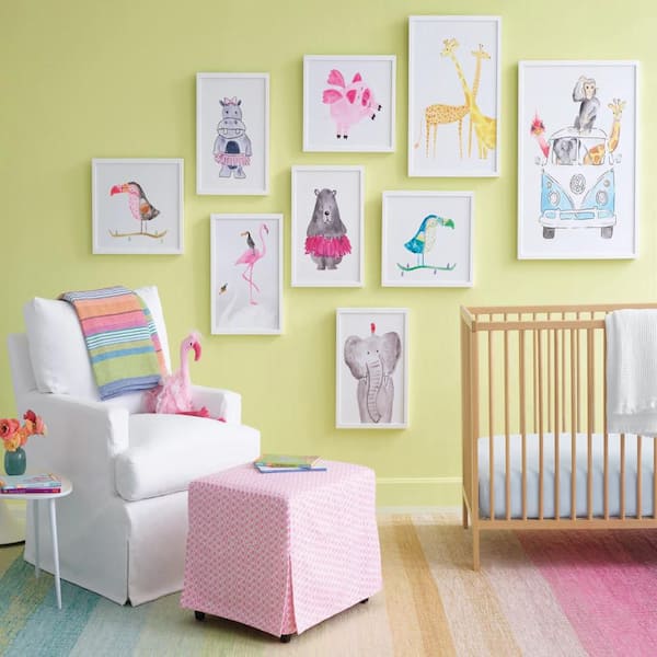 Watercolor Horizon Handwoven Cotton Multi 5 ft. x 8 ft. Indoor Area Rug