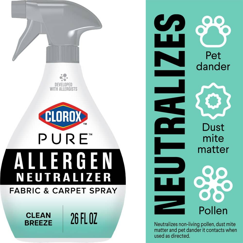 Clorox 26 oz. PURE Allergen Neutralizer Clean Breeze Fabric