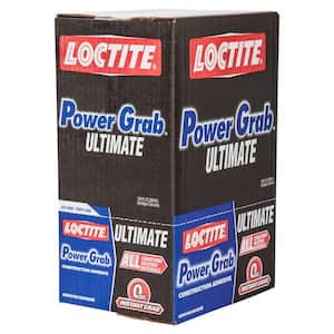 Power Grab Ultimate Instant Grab 9 oz. SMP Construction Adhesive White Cartridge (12 pack)