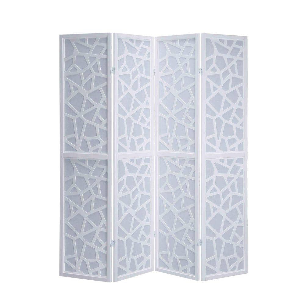 Avex 70 in. Wood Garden Fence 4-Panel Folding Privacy Screen