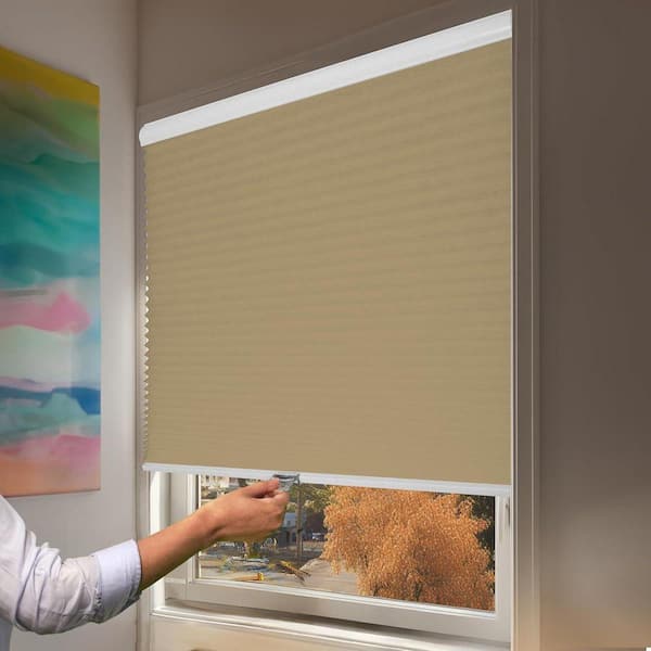 Chicology Cut-to-Width Sand Cordless Light Filtering Privacy