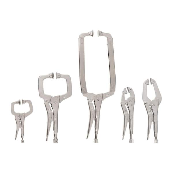 Swivel Pad Locking Clamp Set (5-Piece)