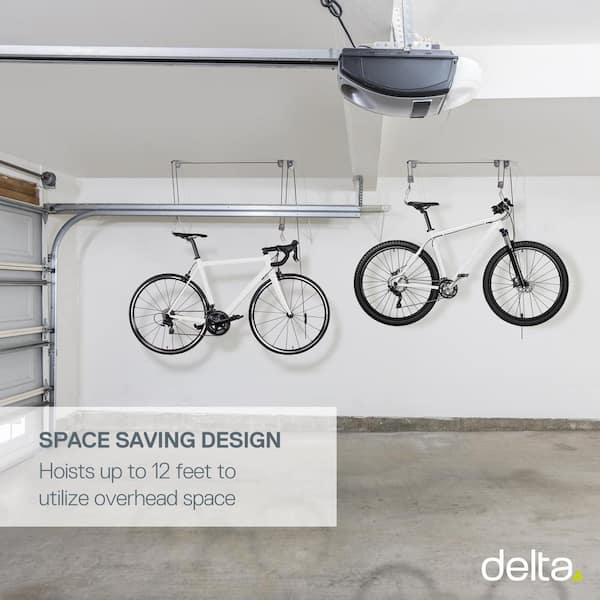 Beperken kust onderwijzen Delta Silver 1-Bike Hoist Garage Bike Rack RS2200W - The Home Depot