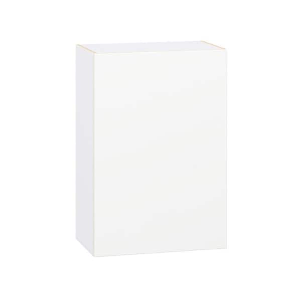 Timberline 24 in. W x 14 in. D x 35 in. H Assembled Slab Wall Kitchen Cabinet in Bright White