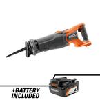 18V Brushless Cordless Reciprocating Saw with 18V Lithium-Ion 4.0 Ah Battery