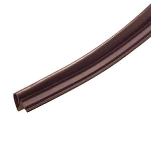 3/4 in. x 1/2 in. x 84 in. Brown Elite Lifetime Door Weatherseal Replacement