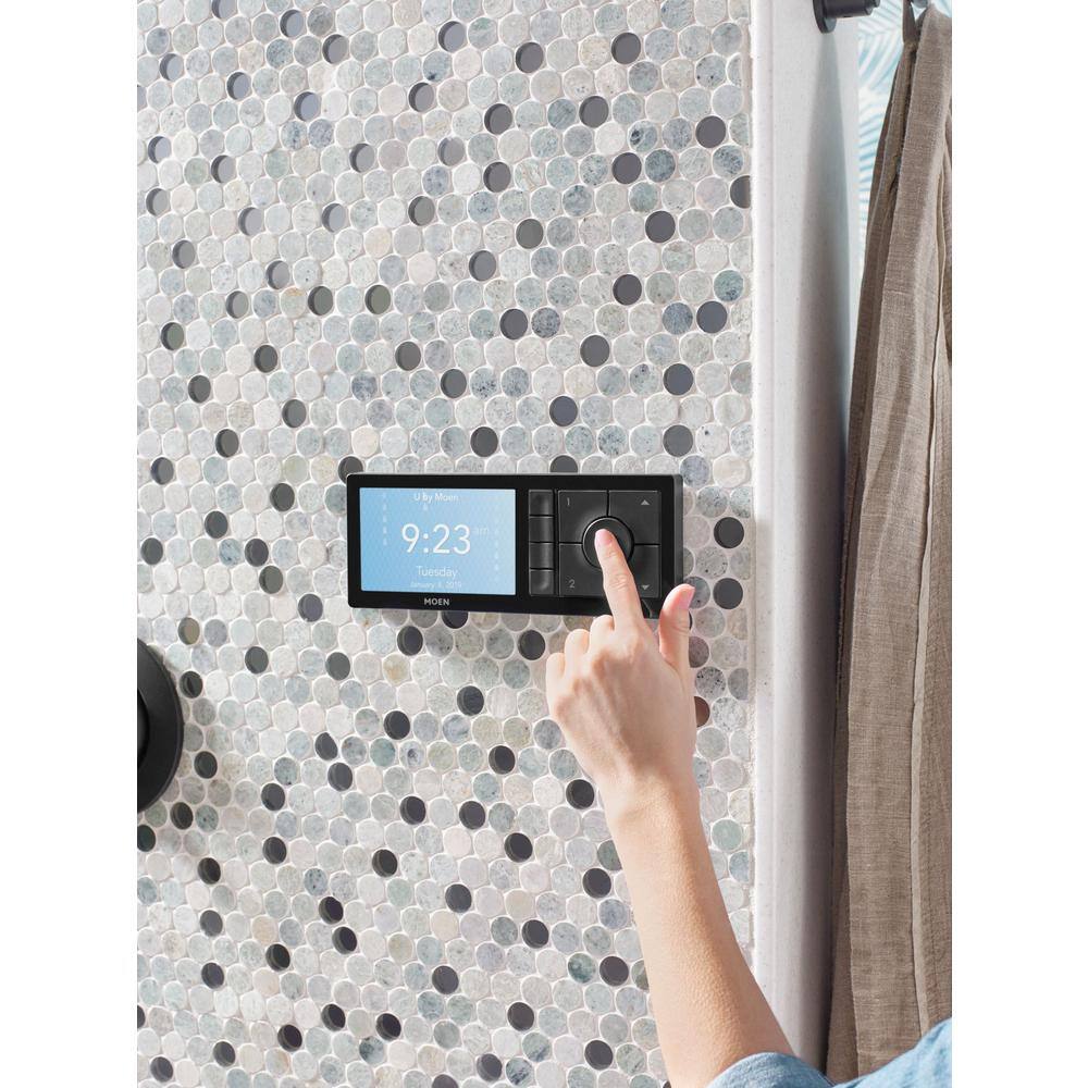 Moen Black 4-Outlet Digital Thermostatic Shower Valve
