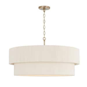 Capital Lighting Fixture Company Leo 60-Watt 6-Light Matte Brass
