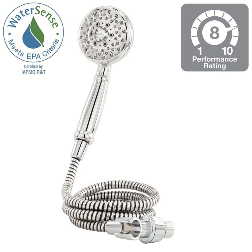 Moen Banbury Chrome 5-Setting Handheld Showerhead with 4-Inch Face