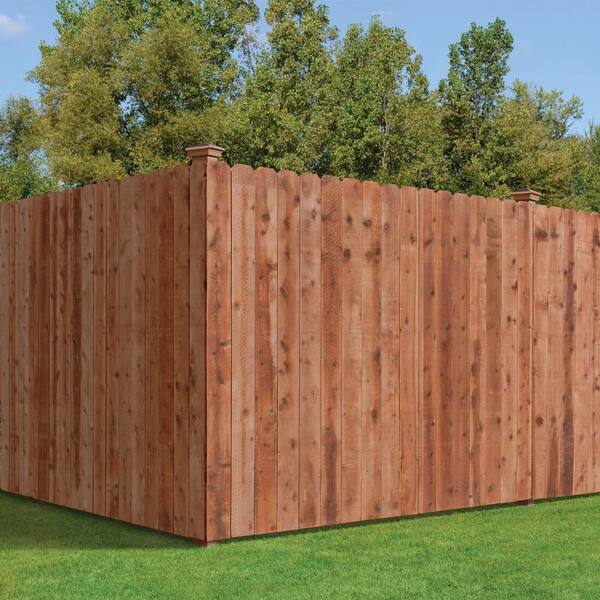 1 In X 6 In X 6 Ft Pressure Treated Cedar Tone Dog Ear Fence Picket 159743 The Home Depot 1 In X 6 In X 6 Ft Pressure Treated Cedar Tone Dog Ear Fence Picket 159743 The Home Depot