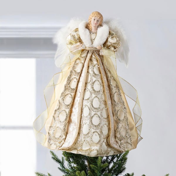 white christmas dresses Steampunk Angel Christmas Tree Topper Project main image 0