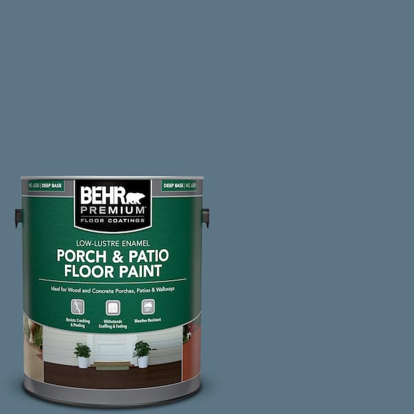 1 gal. #SC-107 Wedgewood Low-Lustre Enamel Interior/Exterior Porch and Patio Floor Paint