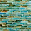 Java Lagoon Tile Ivy Hill Tile Waterscape Lagoon Green 11.82 in. x 12 in. Polished Glass ...