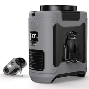 40H 10000mAh Portable Waist Fan Clip On, 16000 RPM Ventilation Accessories for Outdoor Jobsite Camping Travel