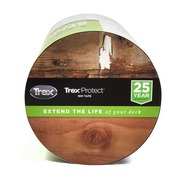 Trex 11 in. x 50 ft. Rim Tape Self-Adhesive Butyl Tape