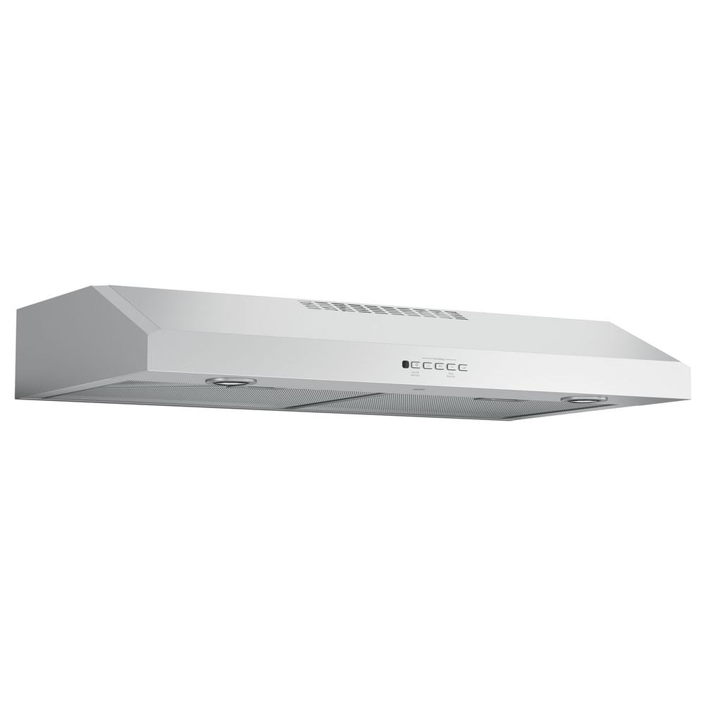 36 in. Over the Range Convertible Range Hood in Stainless Steel, Silver