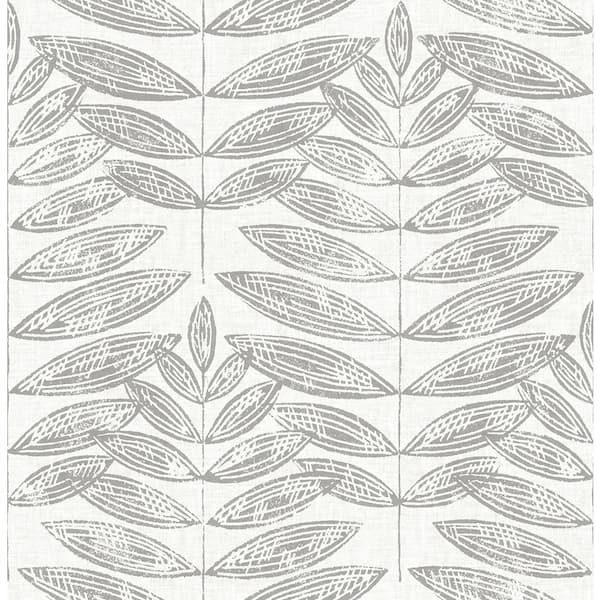A-Street Prints Akira Dove Leaf Paper Strippable Roll (Covers 56.4 sq. ft.)