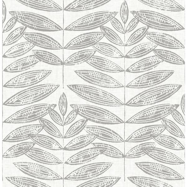 A-Street Prints Akira Dove Leaf Dove Wallpaper Sample