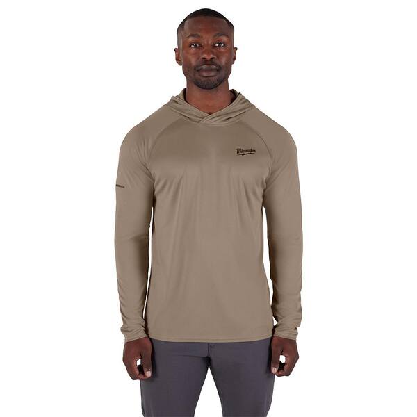 Milwaukee Men's Medium WORKSKIN Hooded Sun Shirt (2-Pack) M550N-M